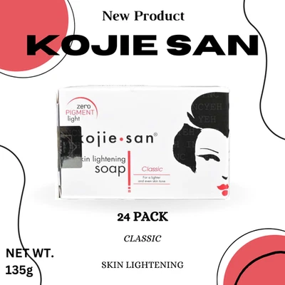 Kojie San World Famous Japanese Classic sabonete clareador 135g (pacote com 24) - Imagem 1 de 4