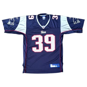 Camiseta Reebok NFL New England Patriots Laurence Maroney Para Hombre M Fútbol Azul - Imagen 1 de 11