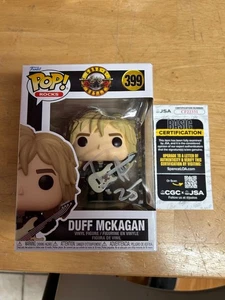 Funko Pop Firmado por Duff McKagan Autografiado Guns N Roses JSA Músico Guitarrista B - Imagen 1 de 7