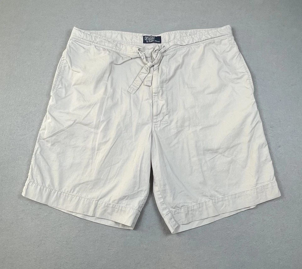Polo Ralph Lauren Men’s Khaki Chino Shorts Size 38 XL Classic Fit Casual Cotton - Image 1 of 4