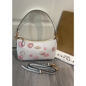 Teri Shoulder Bag In Floral Print Chalk Multi CR746 Outlet NEW - Picture 1 of 10