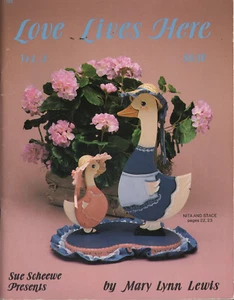 Love Lives Here Tole Decorative Painting Book Mary Lynn Lewis - Picture 1 of 2