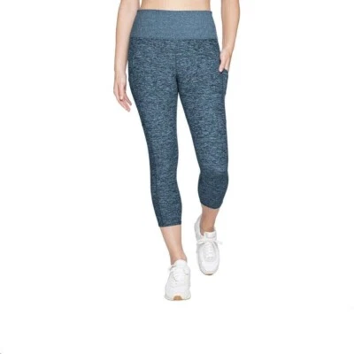 Nuevo sin etiquetas Legging Kirkland Signature para mujer ligero cepillado azul talla S $50 EE109 Foto 1 de 4