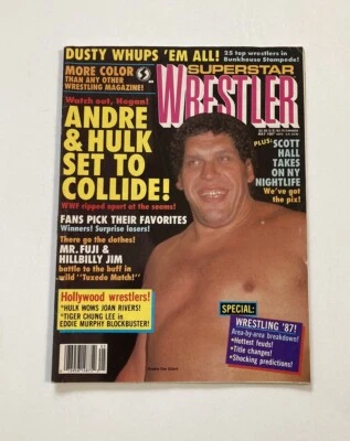 Revista Superstar Wrestler de colección mayo 1987 Andre The Giant Ric Flair Hogan Foto 1 de 4