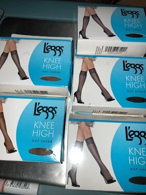 5 Piernas Día Transparente Hasta la Rodilla Talla Única 15 Par Desnudo Negro Puntera y Pierna Transparente Foto 1 de 4