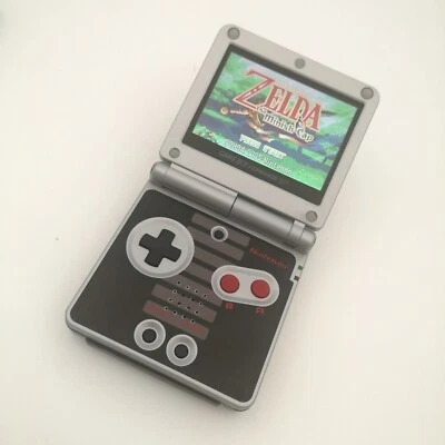 NES Version 5 Segment Backlight iPS LCD Screen Game Boy Advance GBA SP Console - Image 1 of 4