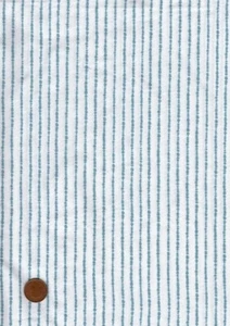 Hoja de tela 100 % algodón Ikea agua mancha blanca a rayas mosaico artesanal - Imagen 1 de 1
