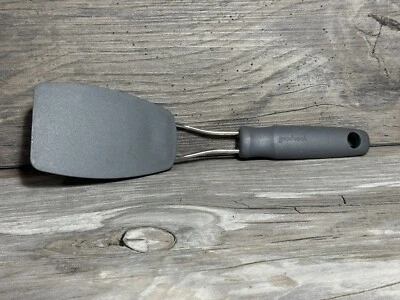 Vtg. GOOD COOK Flipper LARGE Flexible Turner Spatula Nylon/Plastic Gray-Cooking - Image 1 of 4