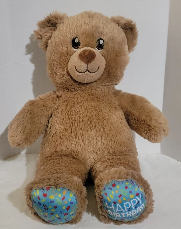 Build A Bear Workshop Happy Birthday Brown Bear 16" Plush - Image 1 of 3
