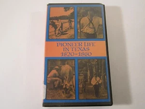 VHS Documentary PIONEER LIFE IN TEXAS 1820-1860 Forest Glen TV  1989 [12S2] - Imagen 1 de 2