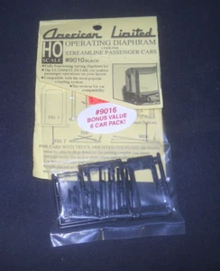 HO American Limited Operating Diaphragms for Streamlined Passenger Car One Pair - Picture 1 of 1