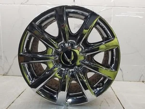 2011 HYUNDAI EQUUS 19X9 CHROME 9-SPOKE REAR WHEEL W/ HIDDEN LUG NUTS #007688 - Picture 1 of 7