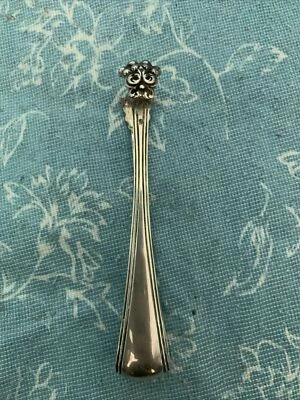 Ancienne Pince à Sucre en Argent Massif Poinçons décor Filet Griffe de Lion 15cm - Photo 1/4