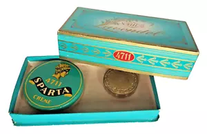 4711 Perfum Vintage Sparta Dose und Puderdose Messing mit Spiegel / bk82 - Bild 1 von 12