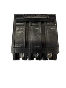 General Electric THQB32030 Schutzschalter 30AMP 3POLIG 240VOLT Einschraubbar von ABB - Bild 1 von 1