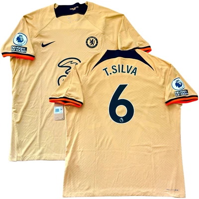 2022/23 Chelsea Authentic Third Jersey #6 T. Silva 2XL Player Issue Nike 3rd - Image 1 of 4
