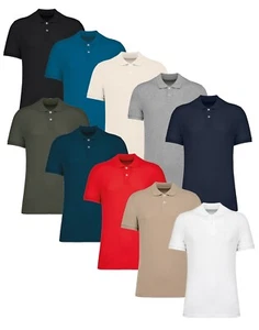 Native Spirit Organic Cotton Pique Short Sleeve Pique Polo - Picture 1 of 11