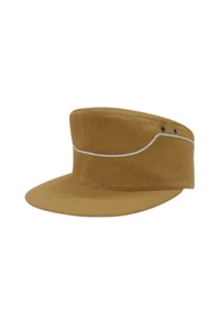 Segunda Guerra Mundial Alemán DAK Tropical Kriegsmarine Oficial Arena M41 Gorra de Campo M - Imagen 1 de 3