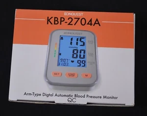 Konquest Automatic Blood Pressure Monitor Arm-Type KBP-2704A NIB Sealed - Picture 1 of 9