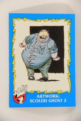 Ghostbusters II 1989 Trading Card #87 Artwork Scoleri Ghost 2 L017624 - Image 1 of 2