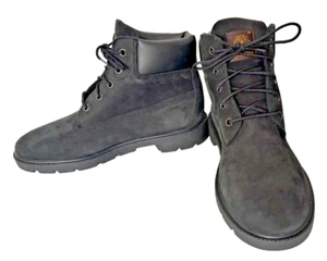 NEU Timberland 10910 Jugendliche Kinder schwarz 6" Nubukleder Stiefel-Größe 5 - Bild 1 von 7