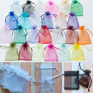 Luxury Organza Gift Bags Wedding Party Favour Xmas Jewellery Candy Bag Pouches