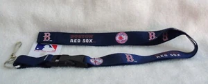 Boston Red Sox MLB Lanyard Detachable Keychain Blue 2008 PSG/MLBP - Picture 1 of 9