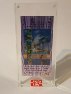 Vintage 2001 Super Bowl XXXV 3D Ticket  Baltimore Raves vs New York Giants NFL - Picture 1 of 4