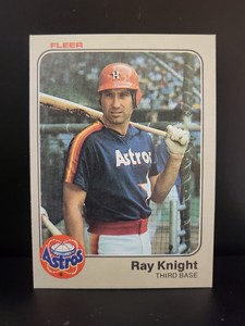 1983 Fleer - #453 Ray Knight - HOUSTON ASTROS