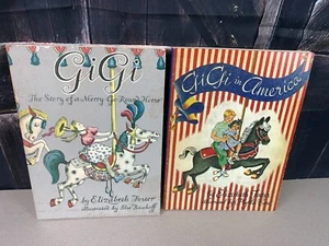 2 Books GIGI STORY OF MERRY GO ROUND HORSE & IN AMERICA Elizabeth Foster 1984 - Picture 1 of 9