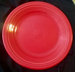 Fiesta Scarlett Red 10.5” Dinner Plate Lead Free Fiestaware! - Picture 1 of 4