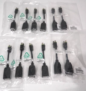 PNY 91008582V2 and V3 Mini DisplayPort (M) to DisplayPort (F) Adapter- MIXED LOT - Picture 1 of 2