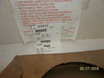 BRAKE CABLE Buick Skylark 1980, 1981, 1982, 1983, 1984, 1985 - Front* - Image 1 of 4