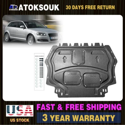 Engine Splash Guard For Audi A3 2006-2013 Under Engine Shield Cover Board Foto 1 de 4