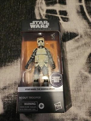 Figura de acción Hasbro Star Wars: The Black Series - Scout Trooper 6" carbonizada Foto 1 de 2