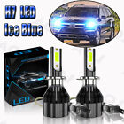 H7 BLUE 8000K LED High/Low Beam Headlight Bulbs 2X For BMW E90 F30 328i 330i