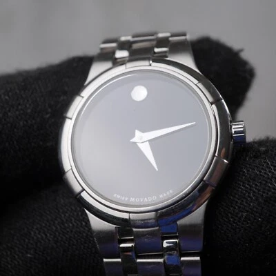 Reloj Movado Metio $599.95 Precio de venta sugerido por el fabricante Minimalista Zafiro 26mm 02.3.14.1006 con caja Foto 1 de 4