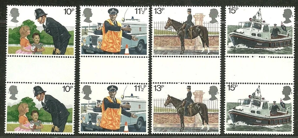 GREAT BRITAIN 1979 Very Fine MNH OG Pair Stamps Set Scott # 875-878 CV 4.60$ - Image 1 of 1