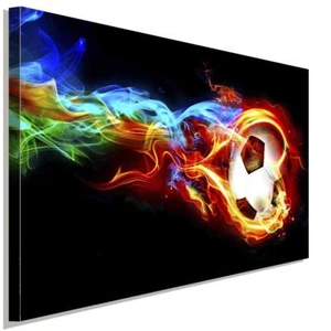 Fußball Abstrakt AK Art Studio | Premium Kunstdruck Made in Germany | Top XXL - Bild 1 von 5