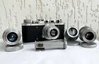 Rare Collectible FED NKVD-USSR 35mm Camera Leica S/N 145743 + Lenses