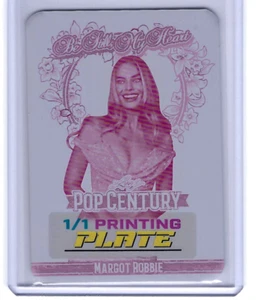 MARGOT ROBBIE 2025 LEAF METAL POP CENTURY PRINTING PLATE 1/1 - Picture 1 of 1