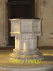 Photo 6x4 The church of St Michael & All Angels - baptismal font Booton S c2007