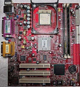 Motherboard Soltek SL-845LIR-CL + Intel Celeron 2.00 - Picture 1 of 8