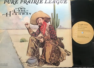 Pure Prairie League Two Lane Highway LP Southern Rock VG+ VINYL ************** - Picture 1 of 2
