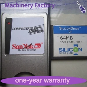 Flash compacto SiliconDrive 64 MB + ATA PC tarjeta adaptador PCMCIA JANOME máquinas - Imagen 1 de 1