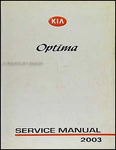 Manual De Taller Original Para Kia Optima 2003 - Imagen 1 de 2