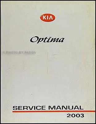 Manual De Taller Original Para Kia Optima 2003 - Imagen 1 de 2