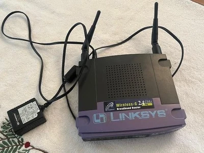 Linksys WRT54G 54 Mbps 4-Port 10/100 Wireless G Router - Image 1 of 4