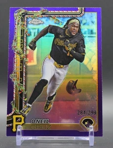 Béisbol navideño Topps 2025 cromo púrpura #HC73 Oneil Cruz/299 - Piratas - Imagen 1 de 2
