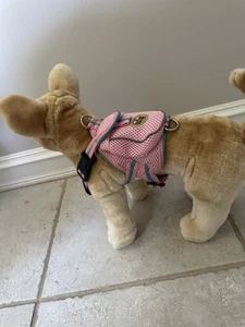 Dog Harness Back Pack In Pink Xsmall let them carry their own treatown treats - Picture 1 of 6